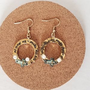 Absolutely Cross Story Earrings